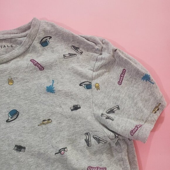 🌴 Aeropostale Summer Palm Tree Vans Peace Short Sleeve T-Shirt 🌴 - Picture 4 of 12